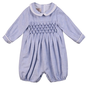 Pleated Long Sleeved Romper