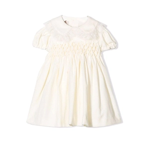 Ruched Short-Sleeved Dress