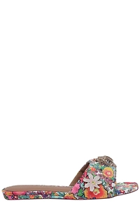 Kurt Geiger Kensington Embellished Flat Sandals