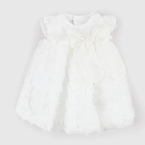 La Stupenderia Round Neck Ruffled Dress