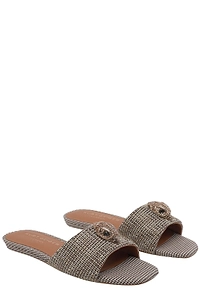 Kurt Geiger London Kensington Embellished Flat Sandals
