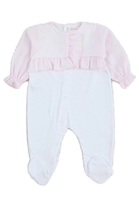 Ruffled-Detail Panelled Romper