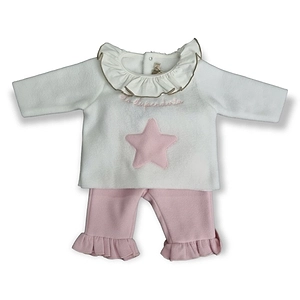 La Stupenderia Ruffled Hem Long-Sleeved Tracksuit