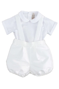 La Stupenderia Short Sleeved Cross-Over Strap Romper Set