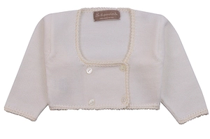 La Stupenderia Square Neck Knitted Cardigan
