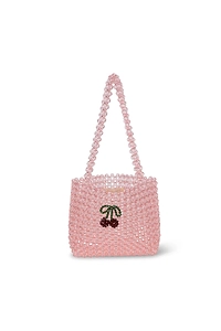 Cherry Beaded Shoulder Bag