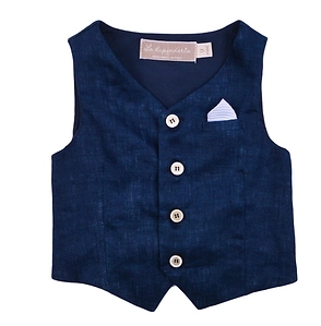 La Stupenderia V-Neck Buttoned Waistcoat