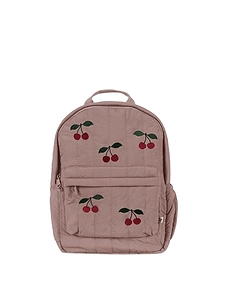 Cherry Quilted Backpack