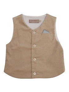 V-Neck Tailored Satin Waistcoat