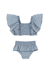Konges Slojd Fresia Gingham Ruffled Beachwear