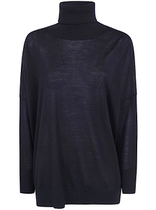 Laboratorio38 Oversized Turtleneck Knitted Sweater