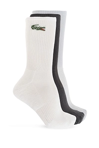 Lacoste 3 Packs Ribbed Socks