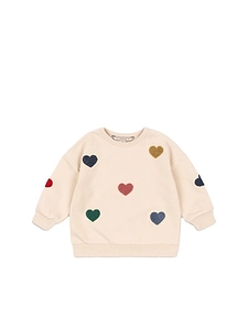 Heart-Patterned Sweater