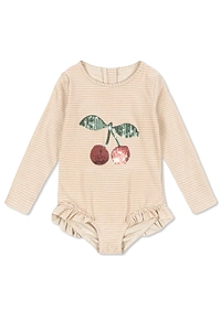 Konges Slojd Jade Ruffled One-Piece Beachwear
