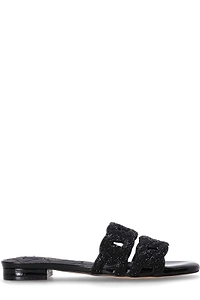 Kurt Geiger London Crystal Chain Flat Sandals