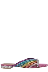 Kurt Geiger London Embellished Strap Flat Mules