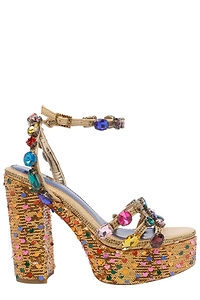 Kurt Geiger London Kensington Embellished Platform Sandals