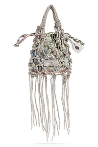 Kurt Geiger London Mini Macrame Crystal Bag