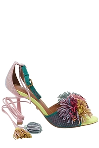 Kurt Geiger London Pom Pom Tie Pump Sandals