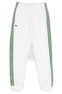 Lacoste Kids Logo Patch Striped Sweatpants