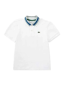 Lacoste Kids Petit Pique Trimmed Polo Shirt