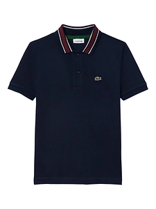 Lacoste Kids Petit Piqué Trimmed Polo Shirt