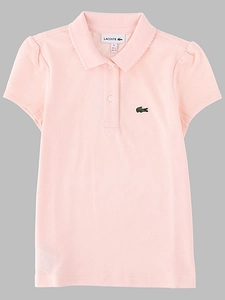 Lacoste Kids Scallop Collar Polo Top