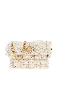 Kurt Geiger Mini Kensington Tweed Crossbody Bag