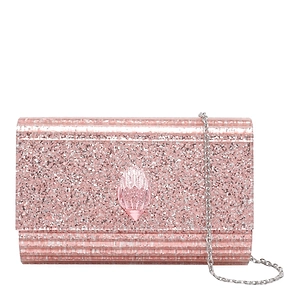 Kurt Geiger Party Eagle Glitter Clutch Bag
