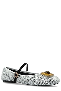 Kurt Geiger Pimlico Embellished Ballet Flats