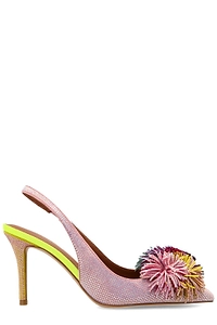 Kurt Geiger Pom Pom Slingback Heeled Pumps