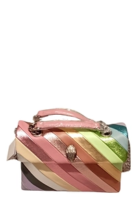 Kurt Geiger London Embellished Striped Shoulder Bag
