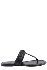 Kurt Geiger Quilted Logo Flat Sandals