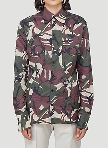 Kwaidan Editions Camouflage Print Shirt