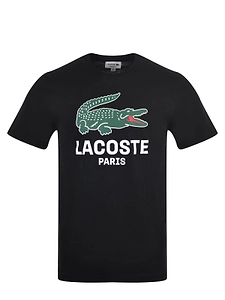Lacoste Logo Printed Crewneck T-Shirt