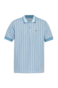 Lacoste Monogram Jacquard Classic Fit Polo Shirt