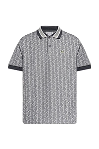 Lacoste Monogram Jacquard Classic Fit Polo Shirt