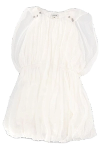 Lanvin Enfant Gathered Sleeveless Dress