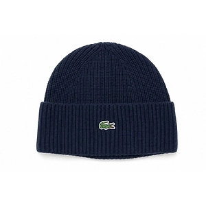 Lacoste Rib Knit Beanie