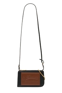 Lanvin Logo Embossed Shoulder Bag