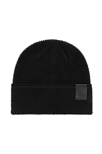 Lanvin Logo Patch Ribbed Beanie