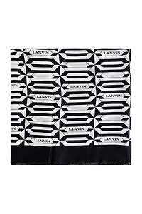 Lanvin Logo Printed Scarf