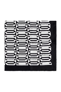 Lanvin Logo Printed Scarf