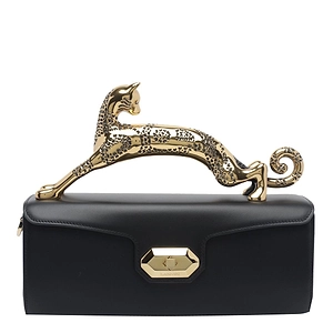 Pencil Cat Top Handle Shoulder Bag