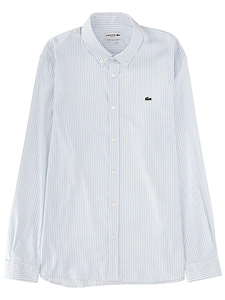 Lacoste Regular Fit Striped Pinpoint Shirt