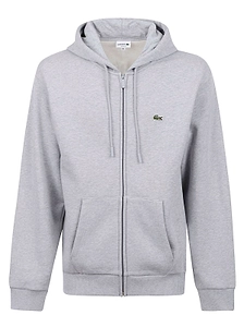 Lacoste Zip-Up Logo Hoodie