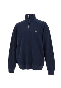 Lacoste Zip-Up High Neck Interlock Sweatshirt