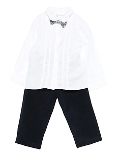 Bijoux Bow Tie Shirt Suit