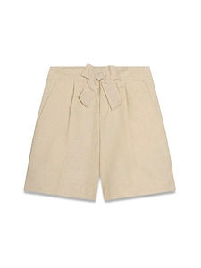 Lanvin Tailored Bow Accent Shorts