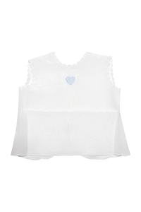 Scalloped Heart Detail Top